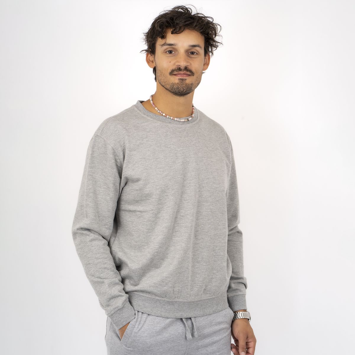 Loaded Nevada Herre Sweatshirt - Light Grey Melange - 2XL