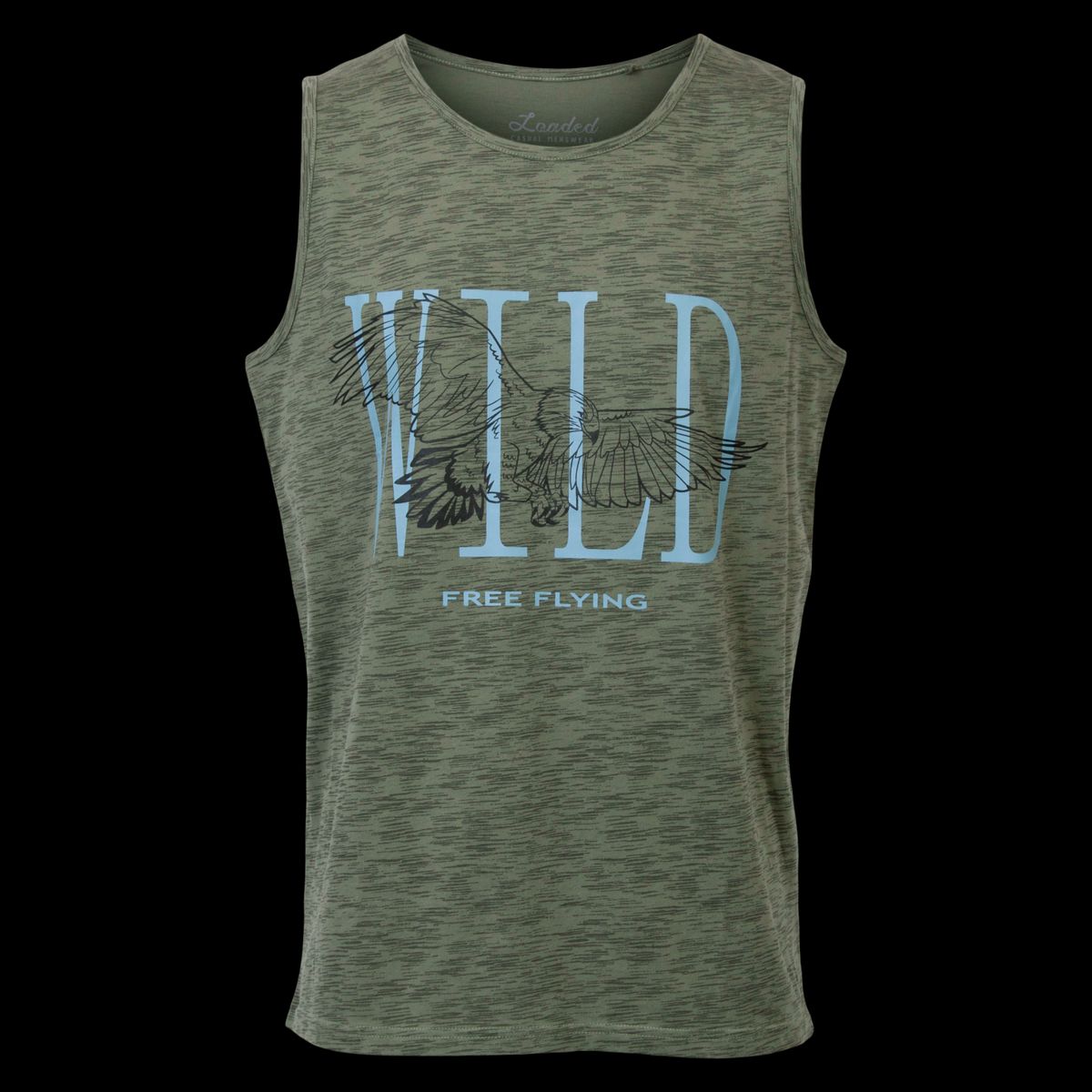 Loaded Sass Herre Tanktop - P7 Aop Thyme - 3XL