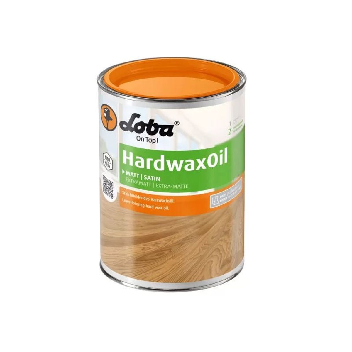 Loba HardwaxOil Matt - 0.75 L - træolie