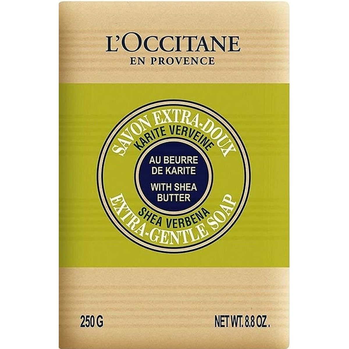 L'occitane en provence extra-gentle soap shea verbena 250g