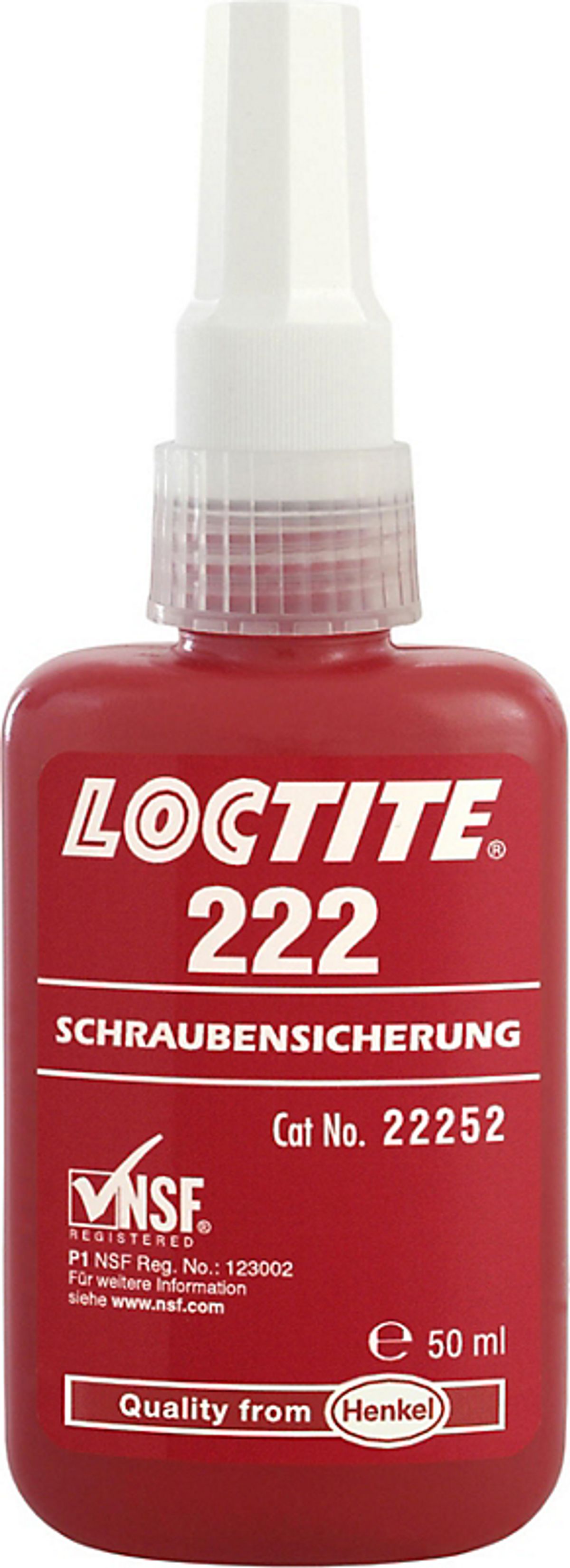 Loctite 222 skruesikring - 50 ml