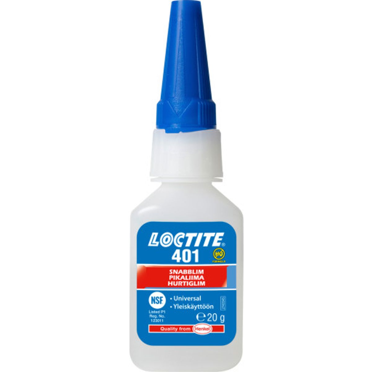 LOCTITE hurtiglim 401, multifunktionel, 20 g