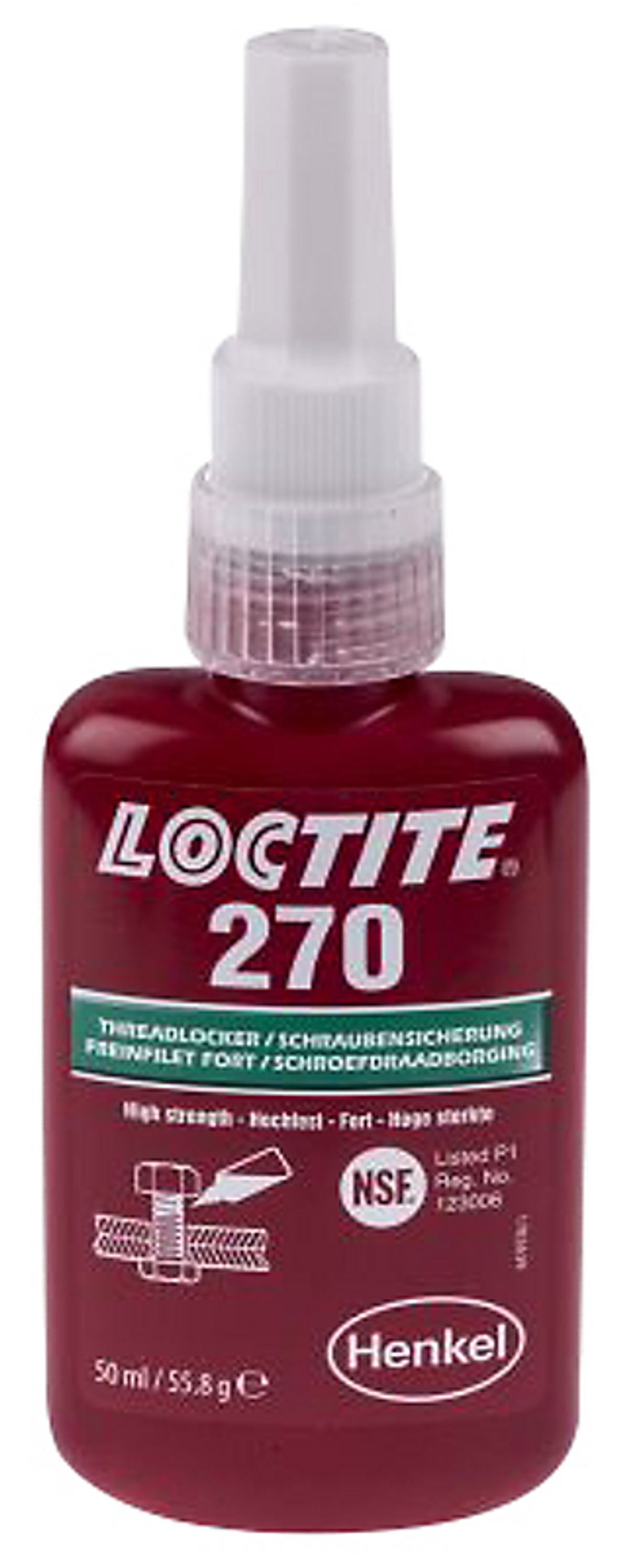 Loctite Skruesikring 270 Stærk - 50 ml