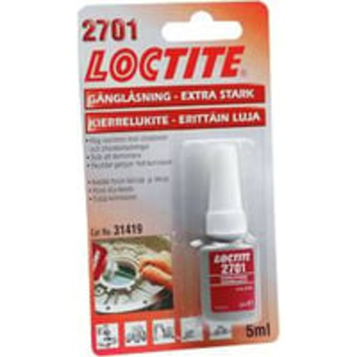 Loctite skruesikring 2701 Strk - 5 g