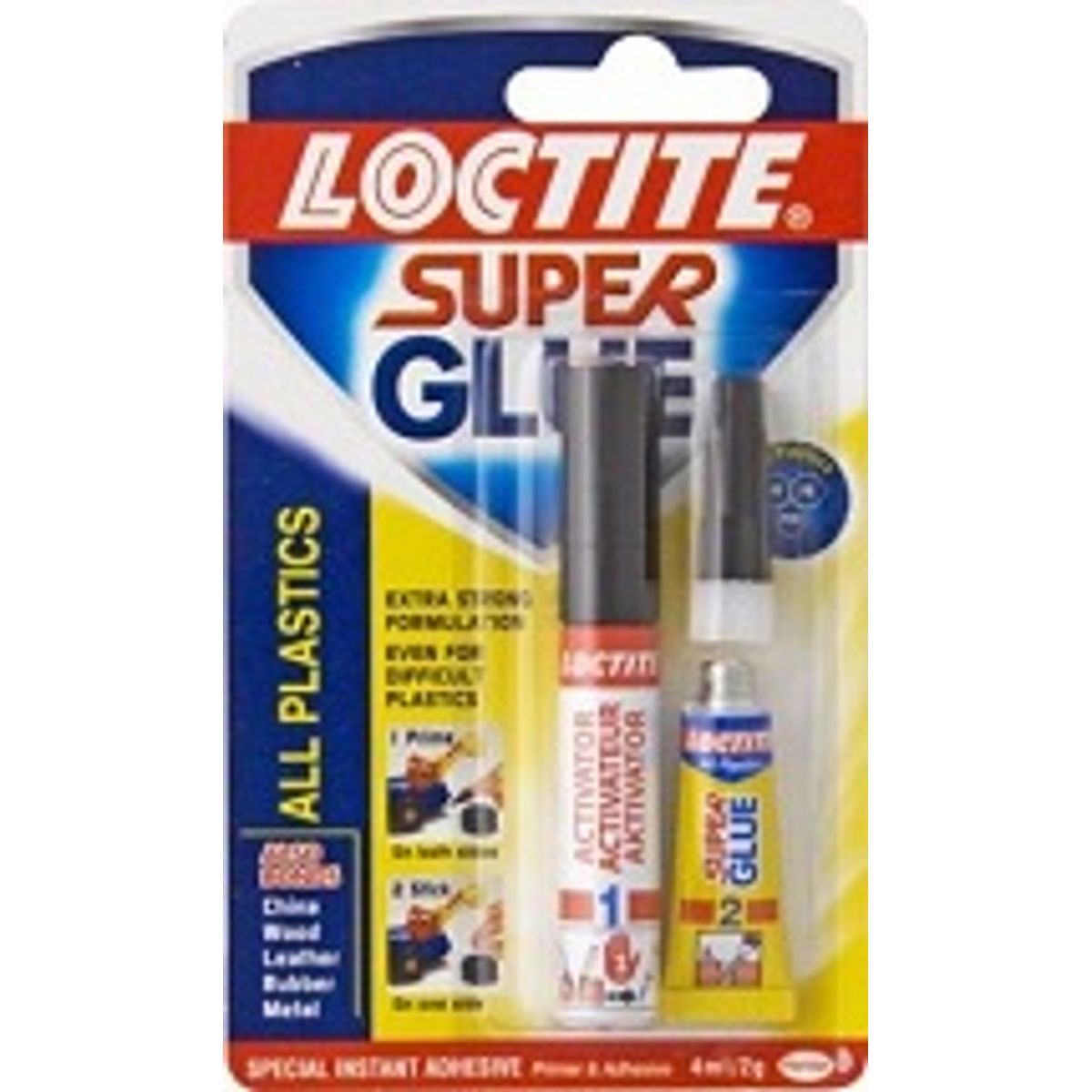 LOCTITE Super Glue All Plastics. Lim til montering af udstyr på kajak