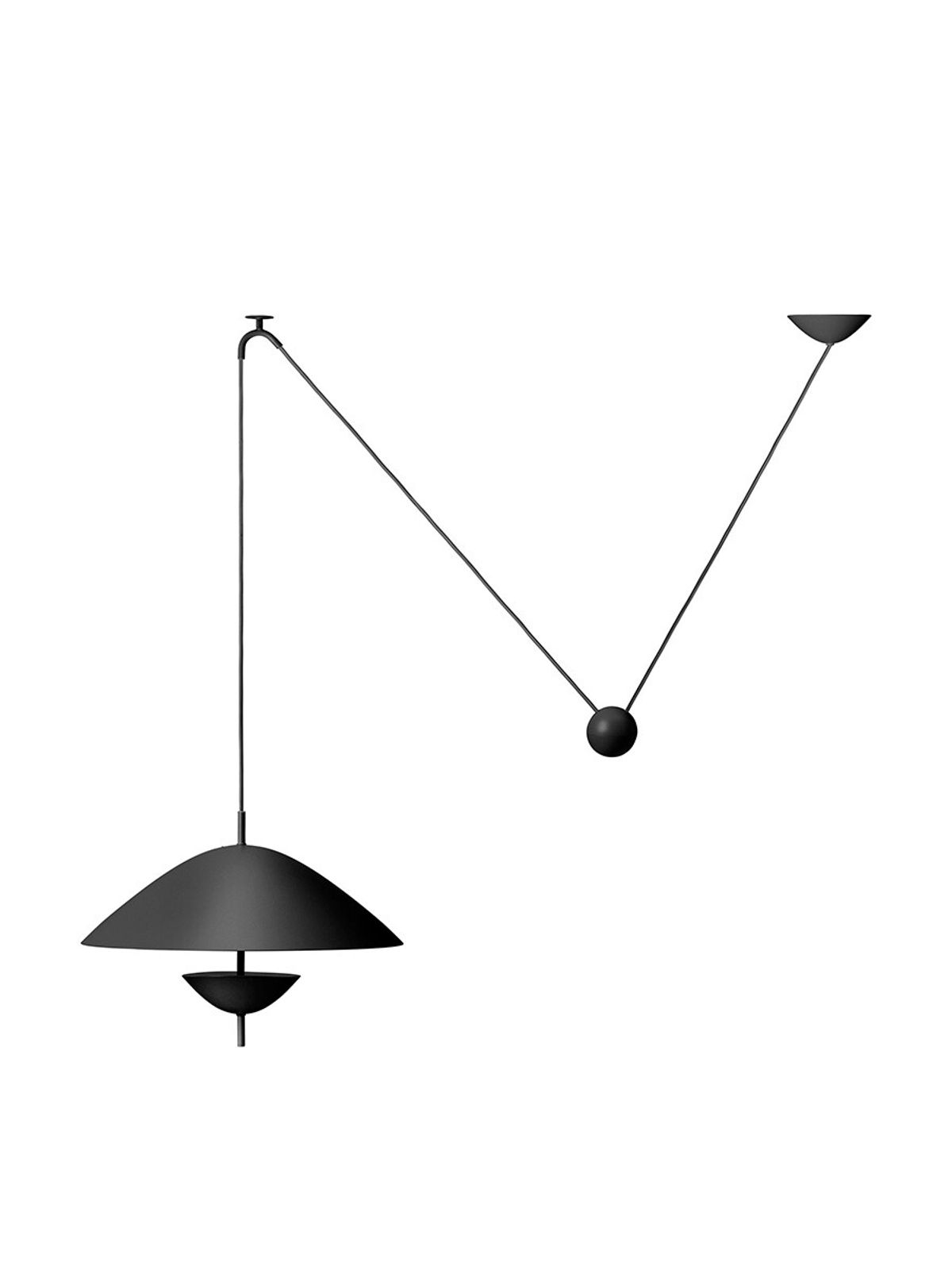 Lod Pendant, blackened iron fra Ferm Living