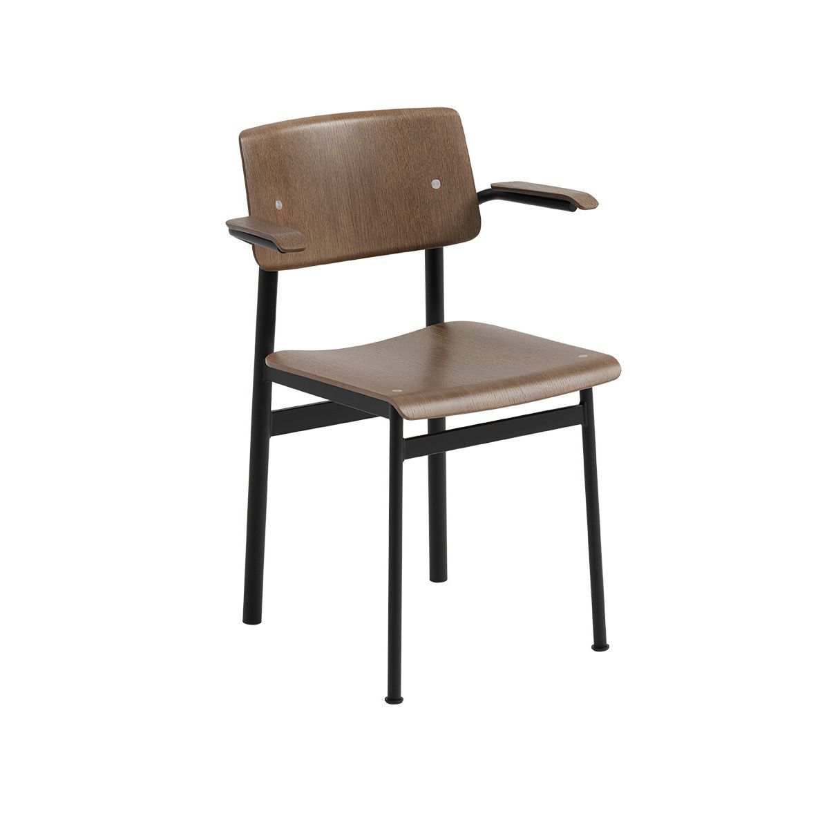 Loft Armchair fra Muuto (Dark brown/ black)