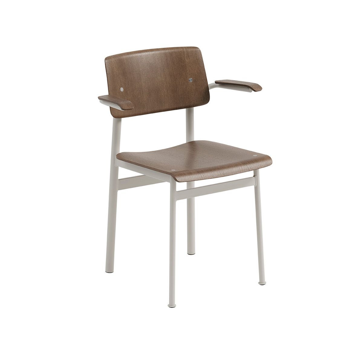 Loft Armchair fra Muuto (Dark brown/ grey)