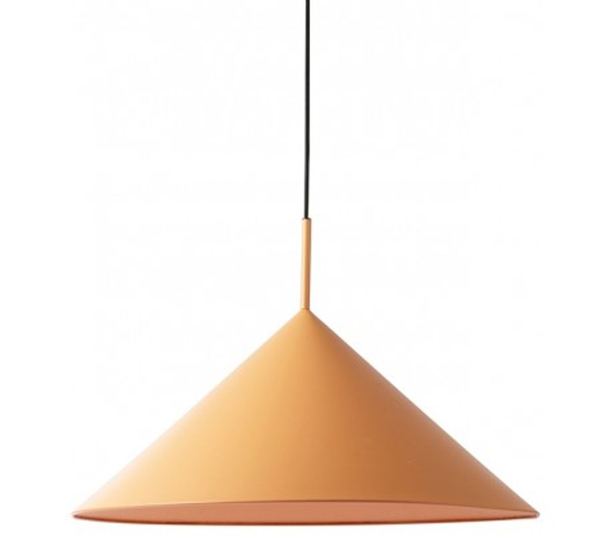 Loftlampe i metal Ø60 cm 1 x E27 - Mat fersken