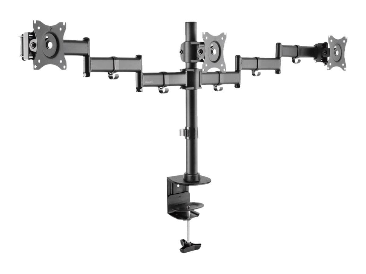 LogiLink Skrivebordsmontering 3 LCD skærme 13"-27"