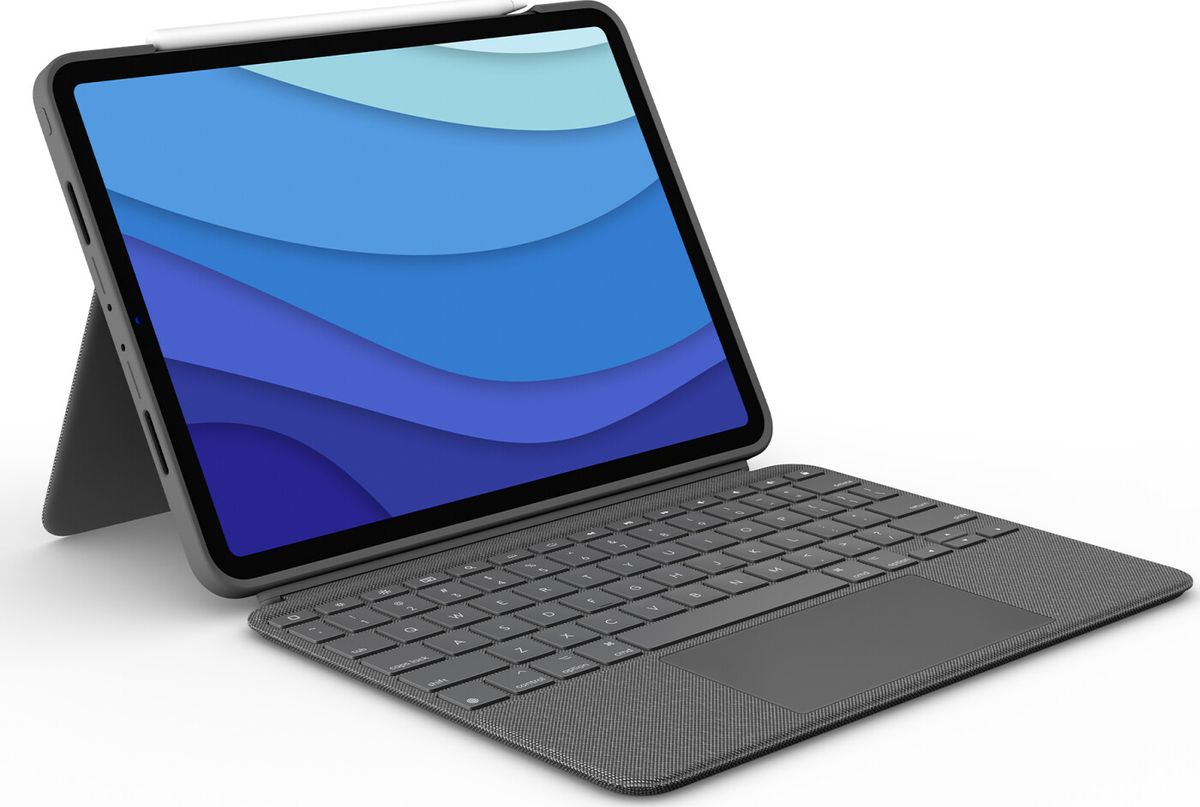 Logitech - Combo Touch Keyboard - Til Ipad Pro ( Nordic Layout )