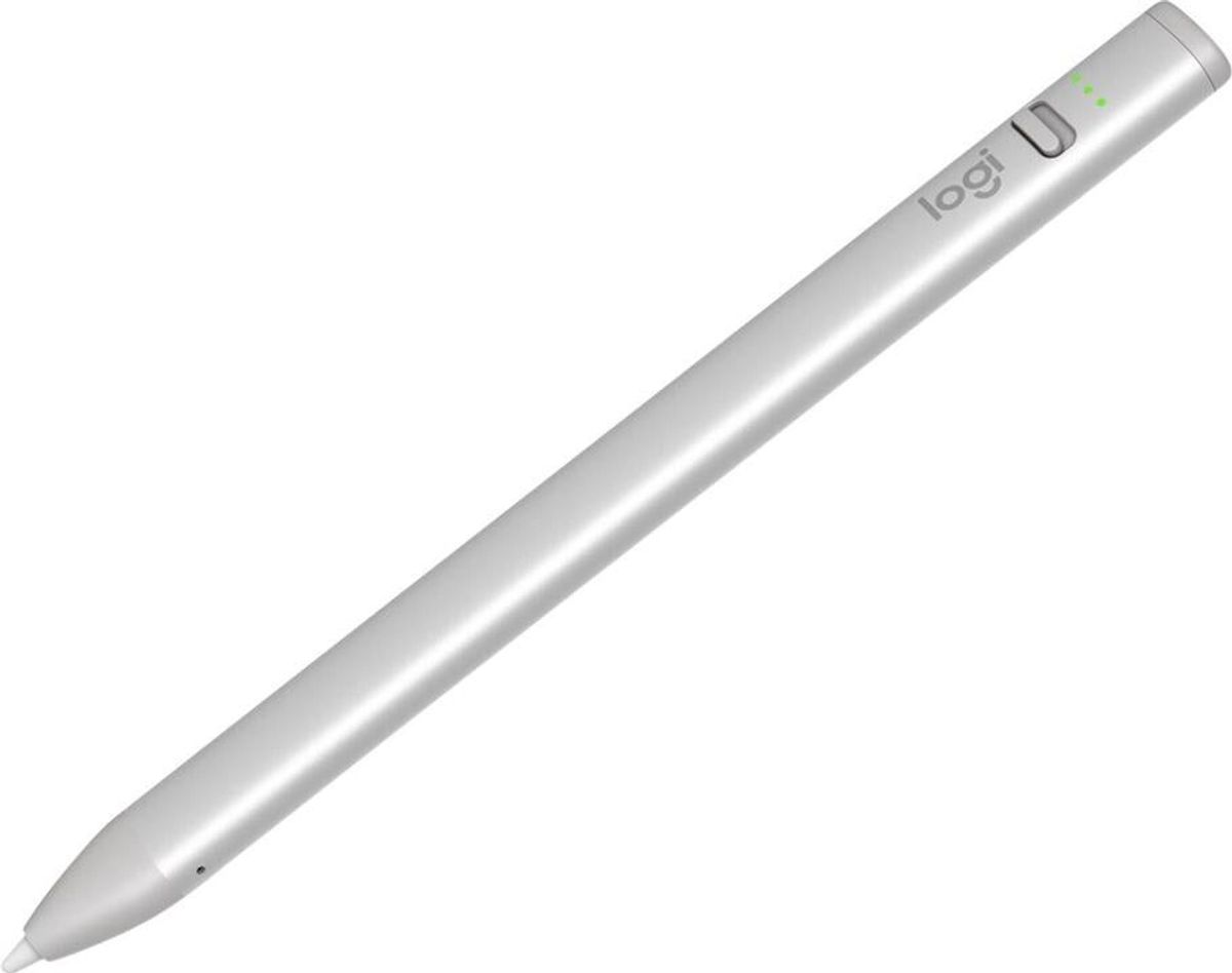 Logitech - Crayon - Digital Pen Til Ipad - Med Usb-c - Sølv