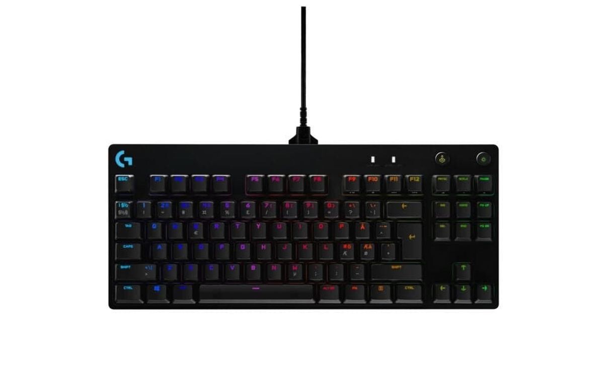 Logitech G PRO Mechanical Gaming Keyboard - BLACK - USB - NORDIC