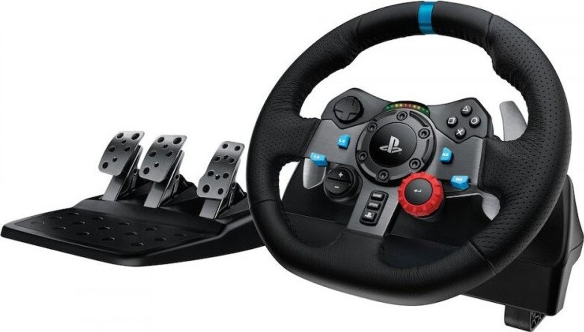 Logitech G29 Driving Force Rat Og Pedaler Til Ps3 / Ps4