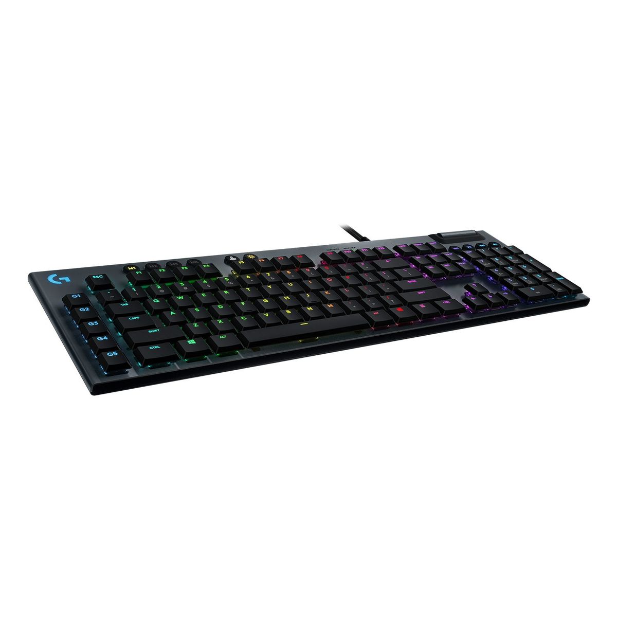 Logitech - G815 LIGHTSYNC RGB Mekanisk Gaming Tastatur - GL Tactile - CARBON - PAN - NORDIC