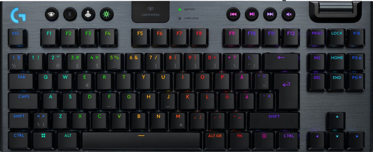 Logitech - G915 X Lightspeed Tkl Low-profile Wireless Gaming Keyboard