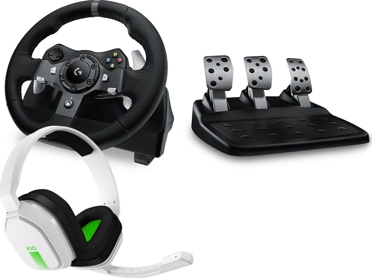 Logitech - G920 Xbox Rat Og Pedaler Inkl. Astro A10 Headset