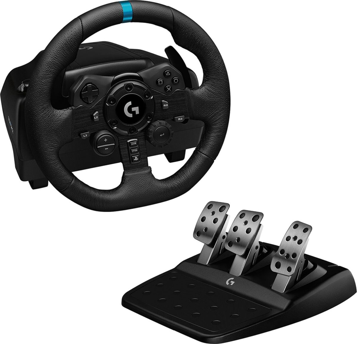 Logitech G923 - Trueforce Rat Og Pedaler Til Ps5, Ps4 Og Pc