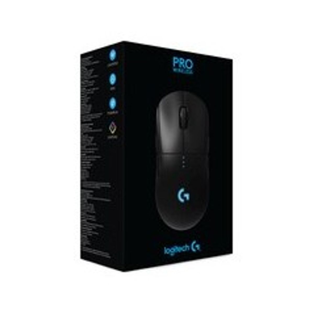 Logitech Gaming Mouse G Pro Optisk Trådløs Sort