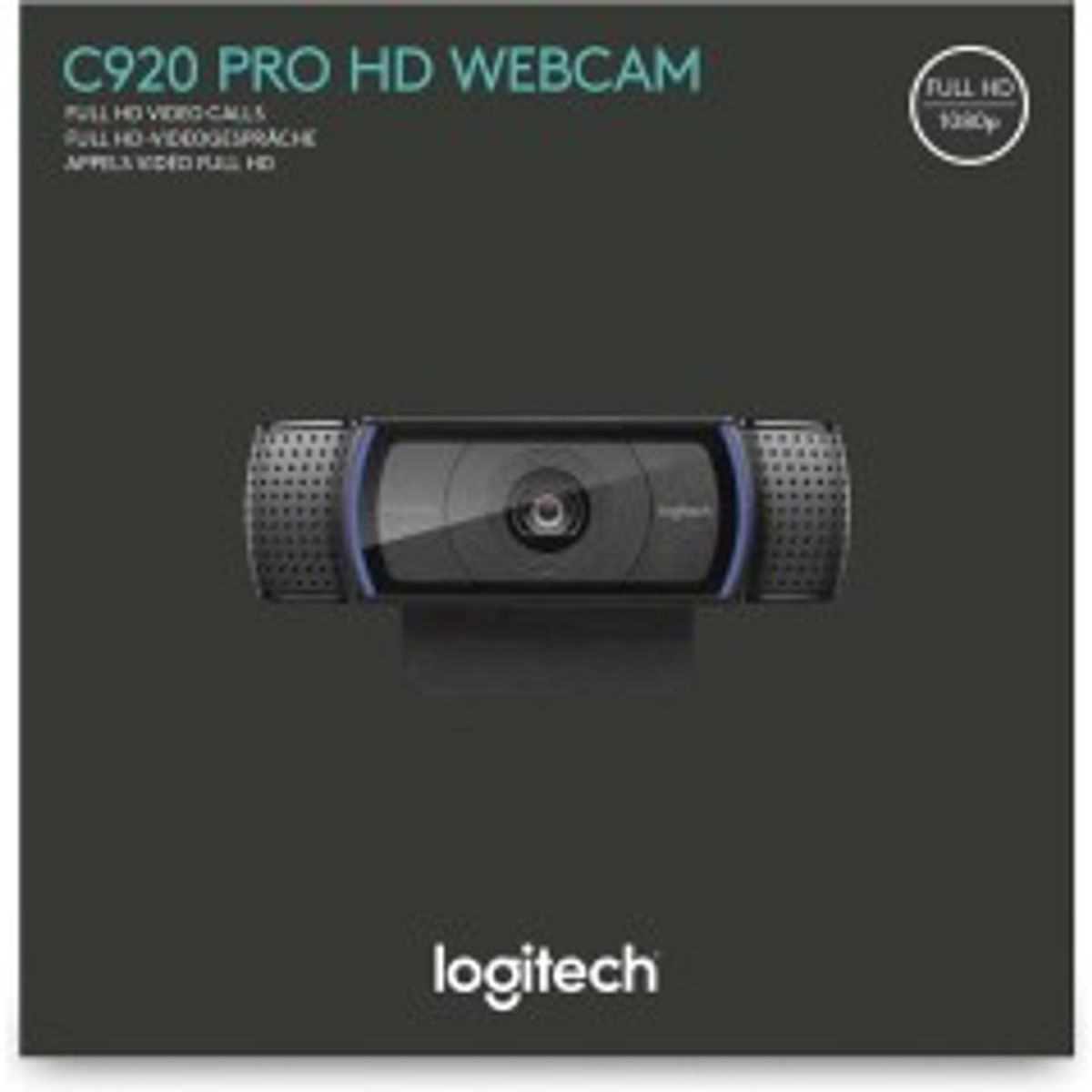 Logitech HD Pro Webcam C920 1920 x 1080 Webkamera Fortrådet