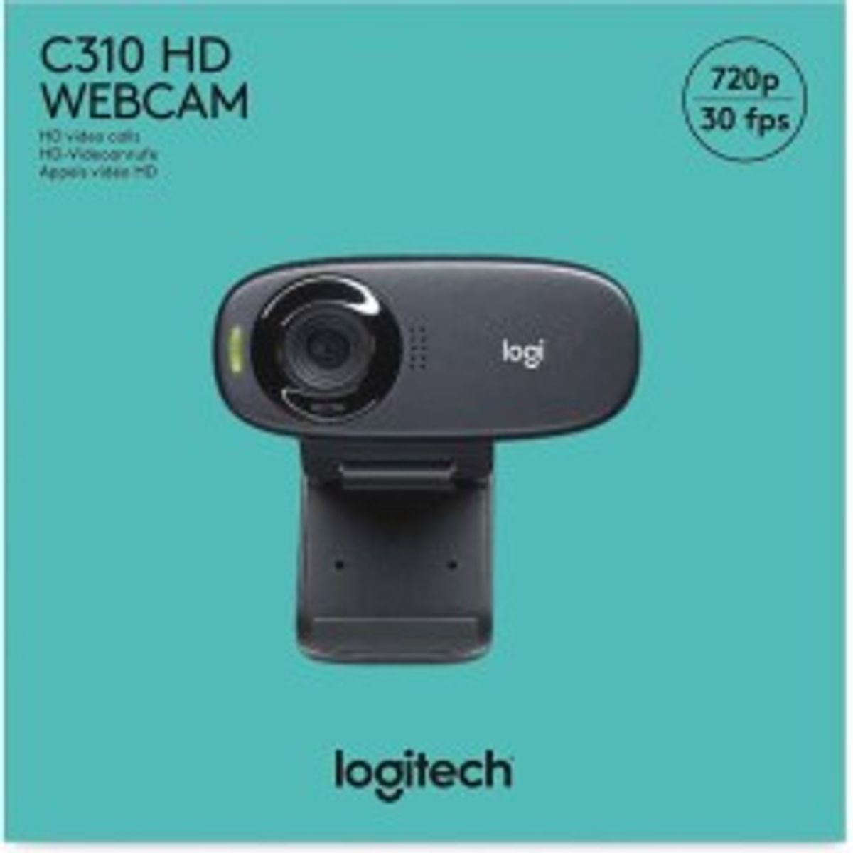 Logitech HD Webcam C310 1280 x 720 Webkamera Fortrådet