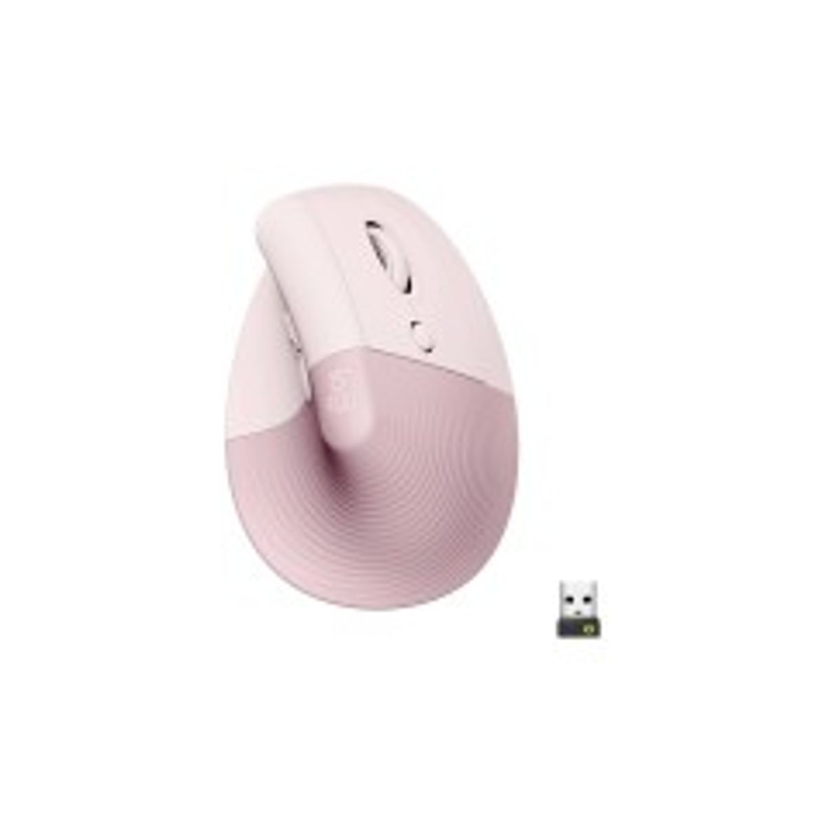 Logitech Lift Vertical Ergonomic Mouse Optisk Trådløs Pink