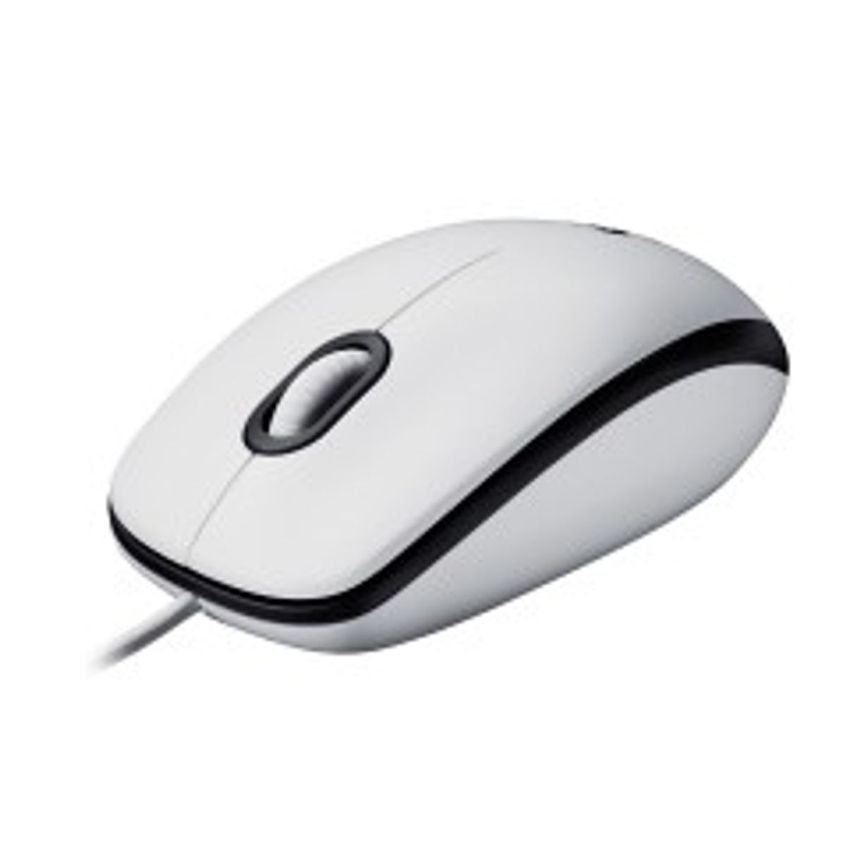 Logitech M100, Corded mouse, White