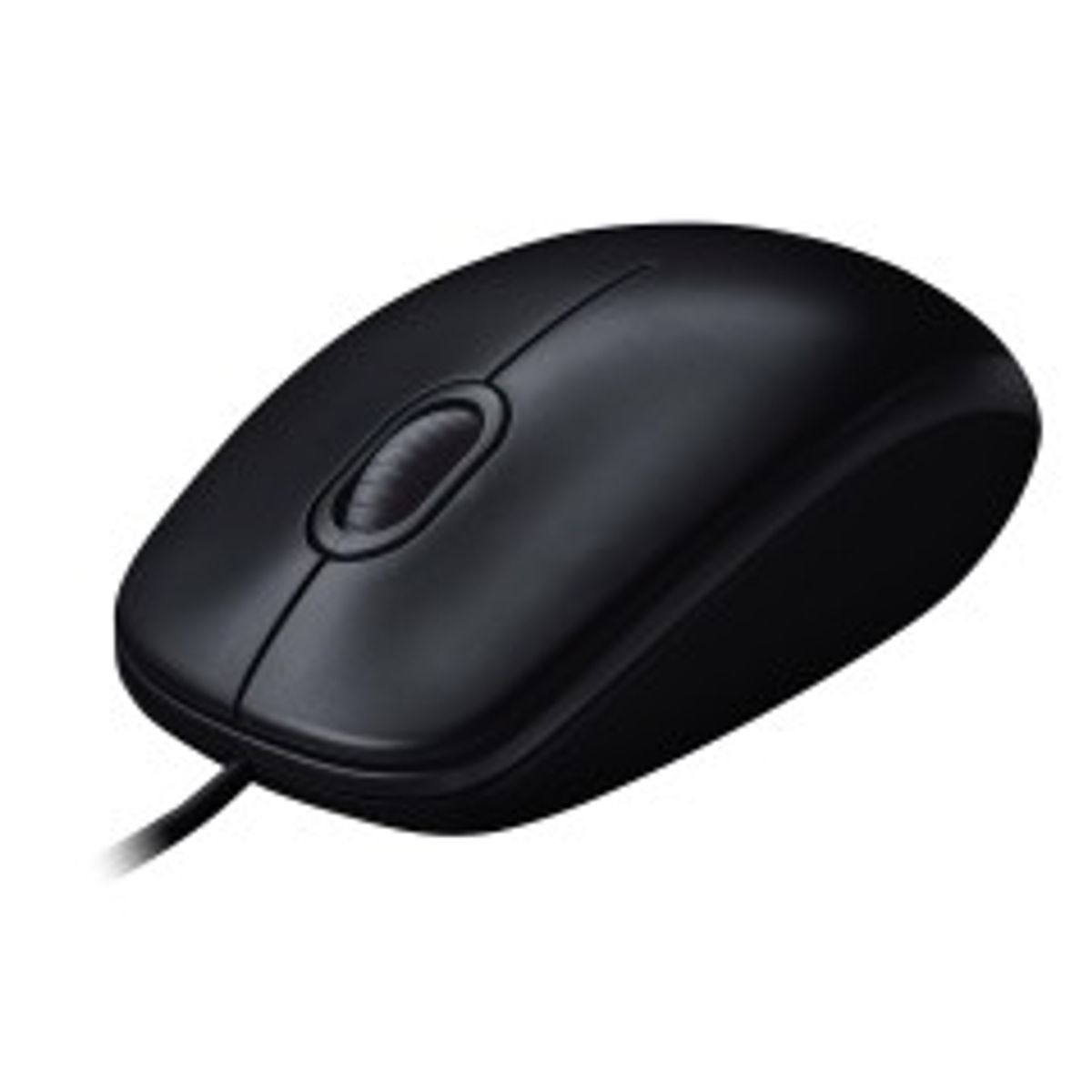 Logitech M90, Corded mouse, Black