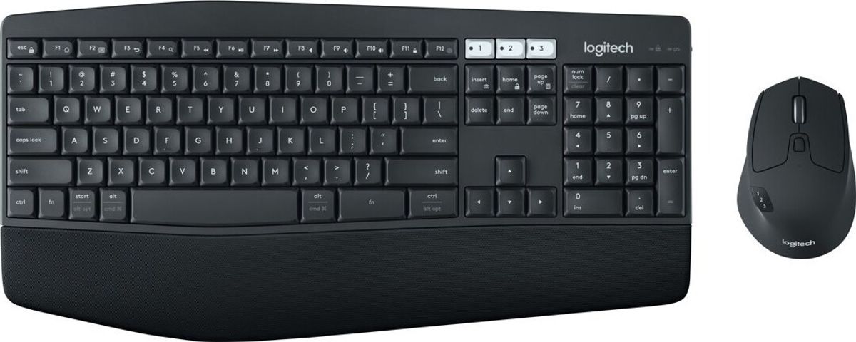 Logitech Mk850 - Trådløst Tastatur Og Mus Sæt - Nordisk