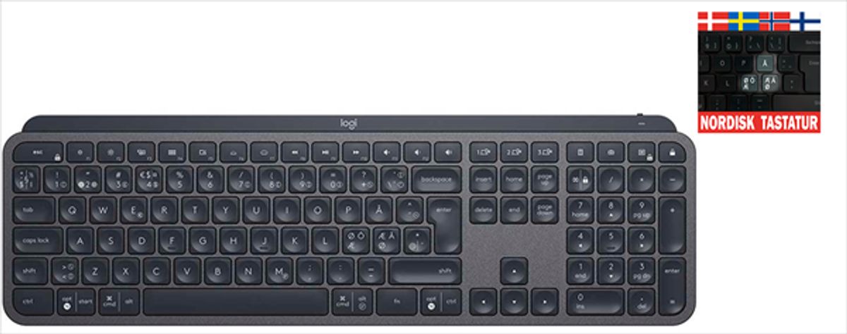 Logitech wireless tastatur MX KEYS