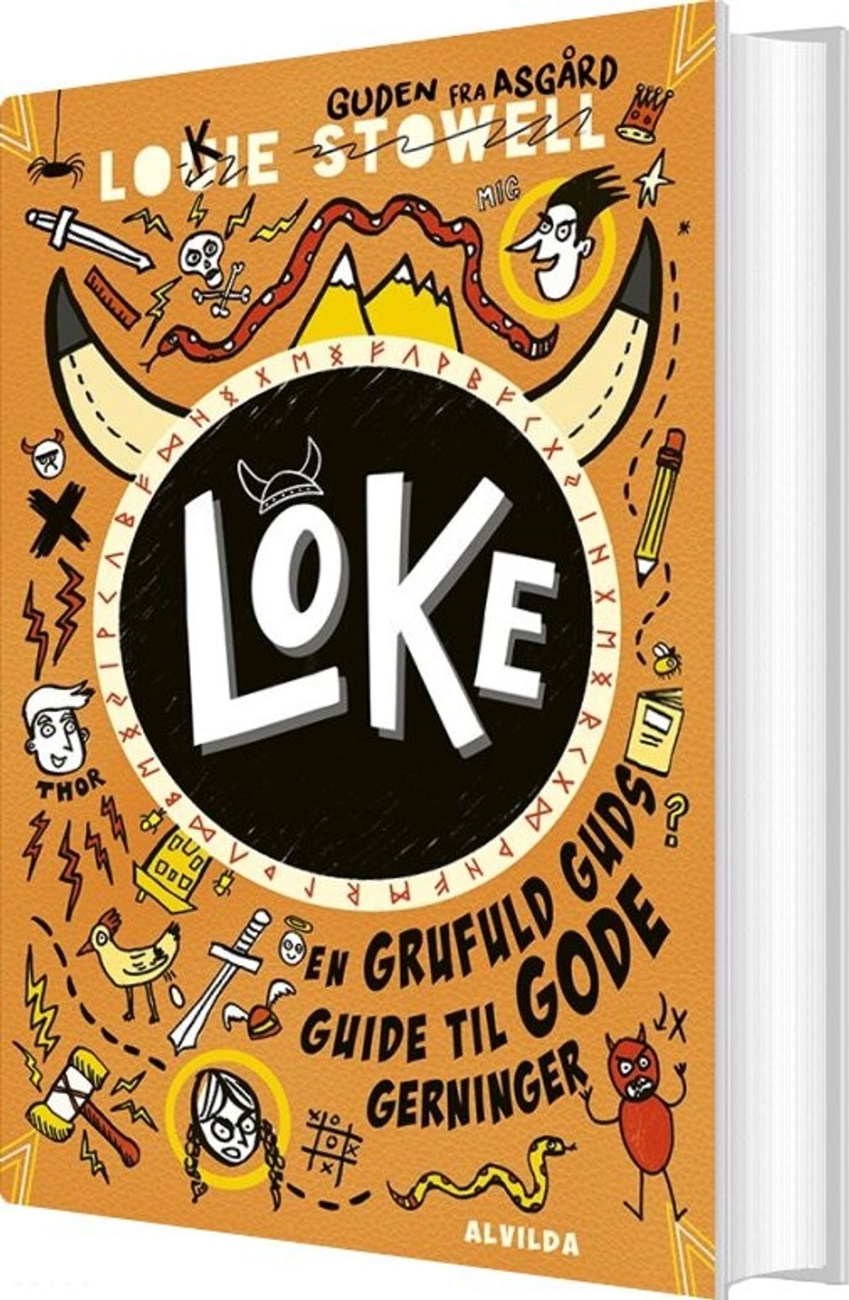 Loke - En Grufuld Guds Guide Til Gode Gerninger - Louie Stowell - Bog