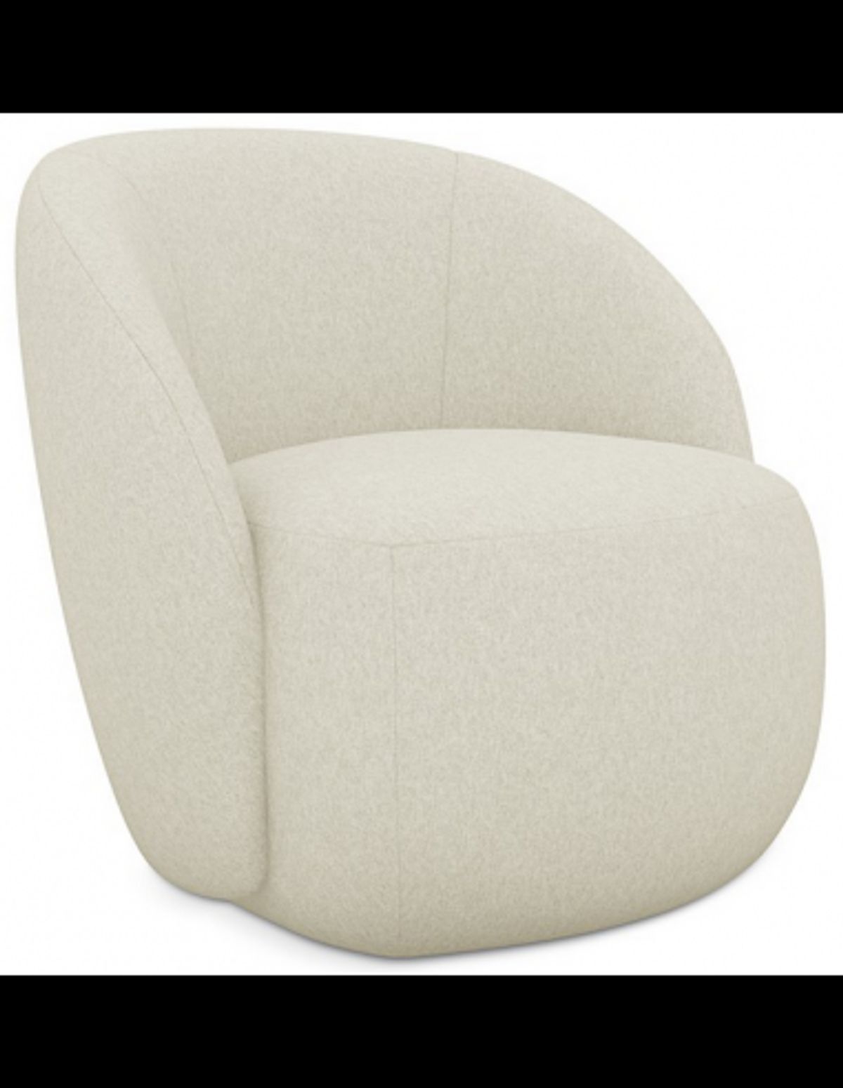 Loke lænestol i polyester B80 cm - Beige