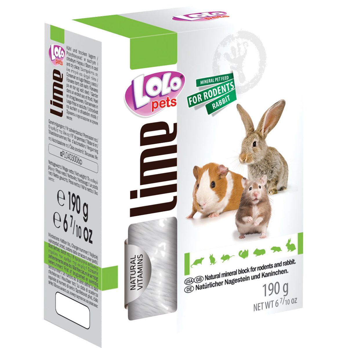 Lolo Pets - Gnaversten Natural 190 g