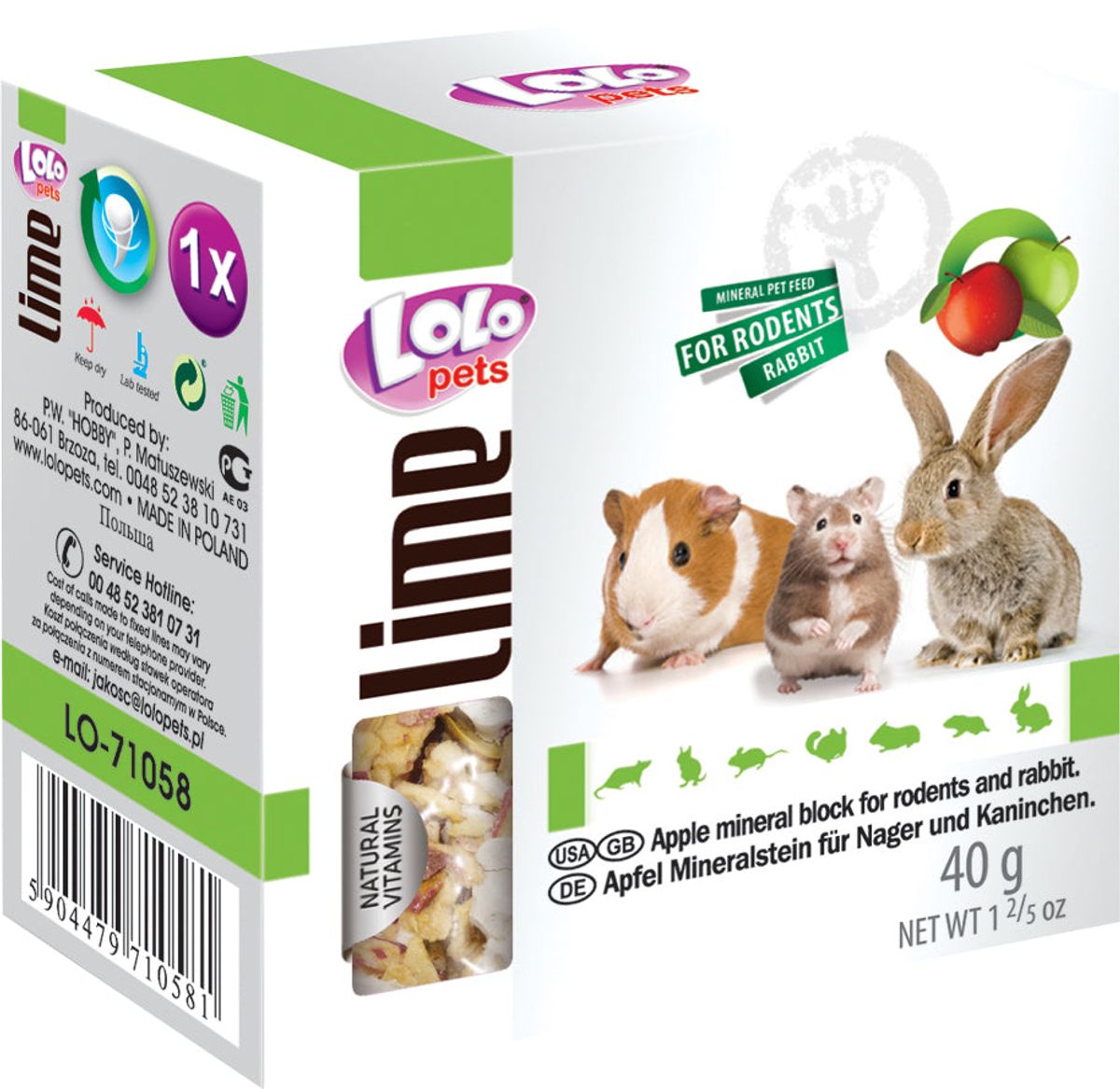 Lolo Pets - Gnaversten æble 40 g