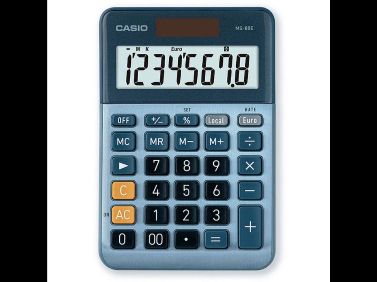 Lommeregner Casio Ms-80e 8 Cifre