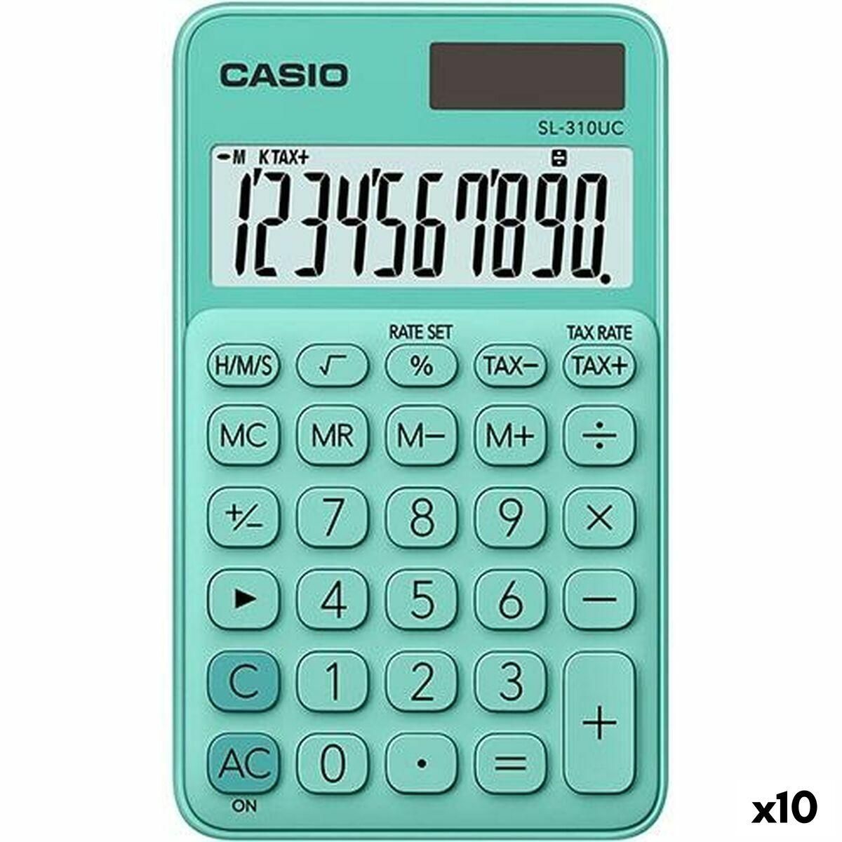 Lommeregner Casio SL-310UC Grøn (10 enheder)