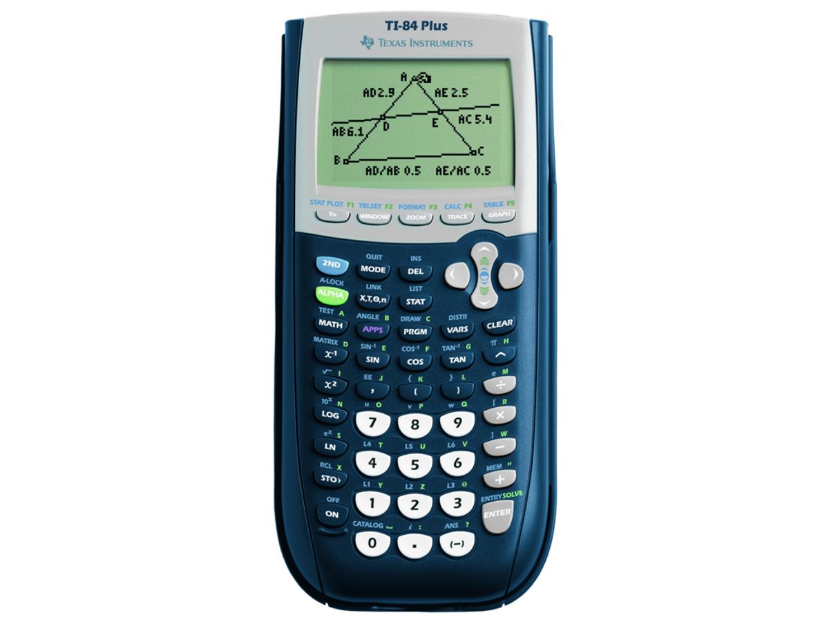 Lommeregner Texas TI 84 Plus Matematik