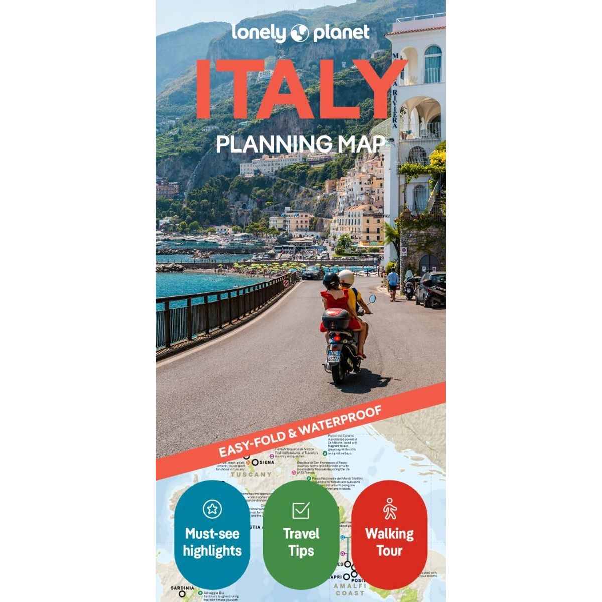 Lonely Planet Planning Map: Italy, Lonely Planet - Lonely Planet - English Book