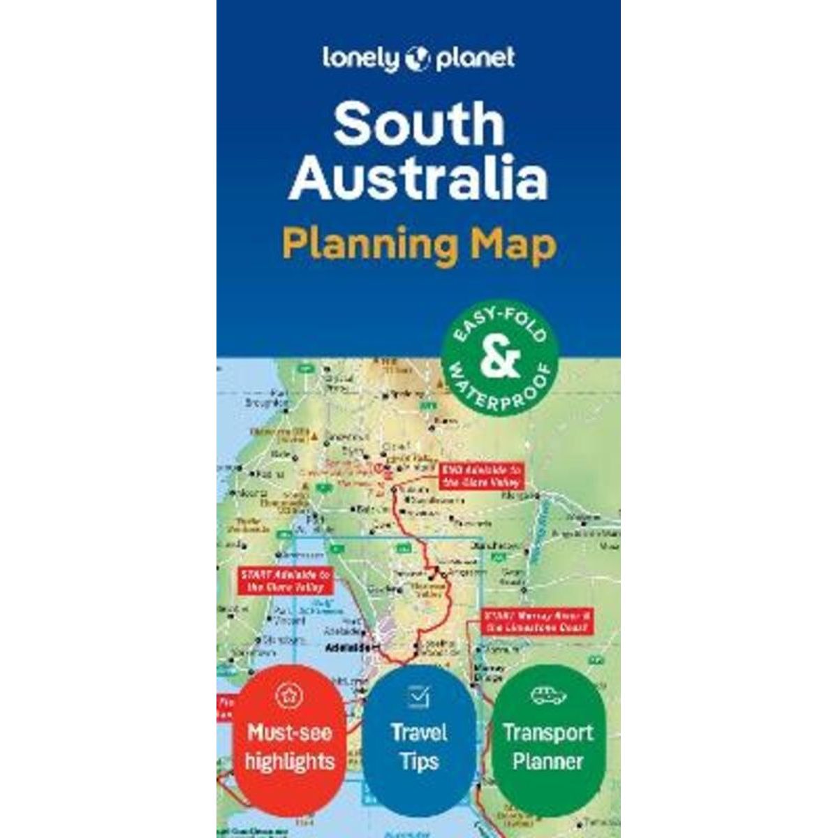 Lonely Planet Planning Map: South Australia - Lonely Planet - English Book