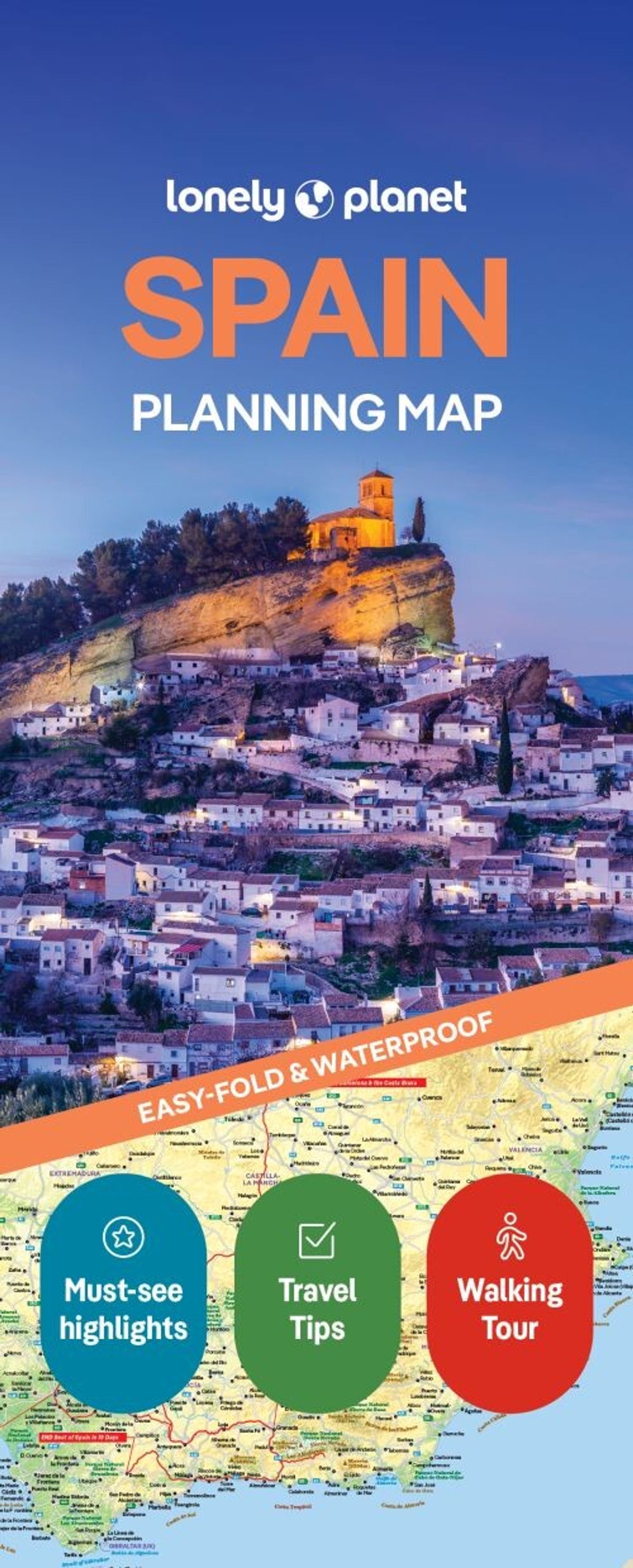 Lonely Planet Planning Map: Spain, Lonely Planet - Diverse - English Book