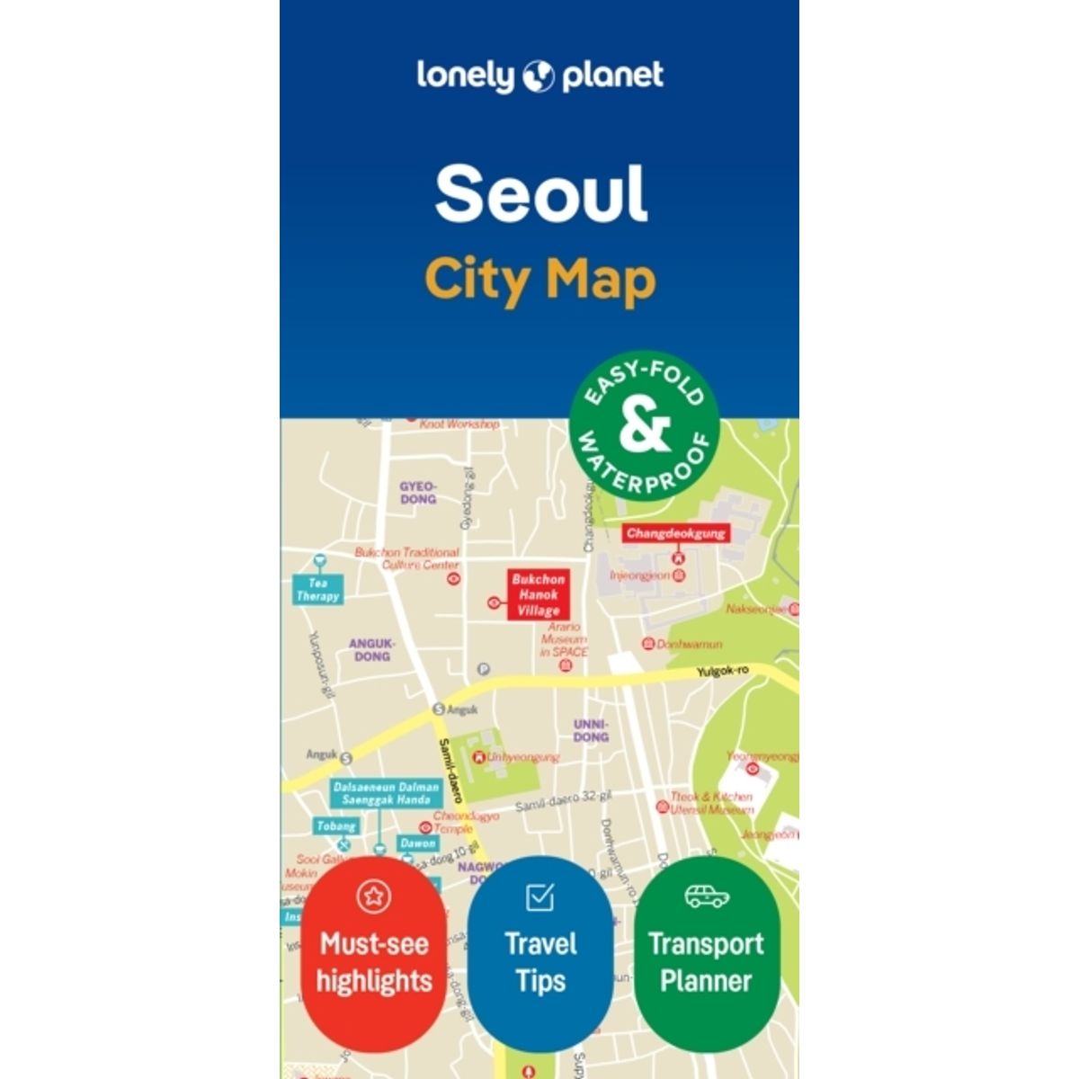 Lonely Planet Seoul City Map