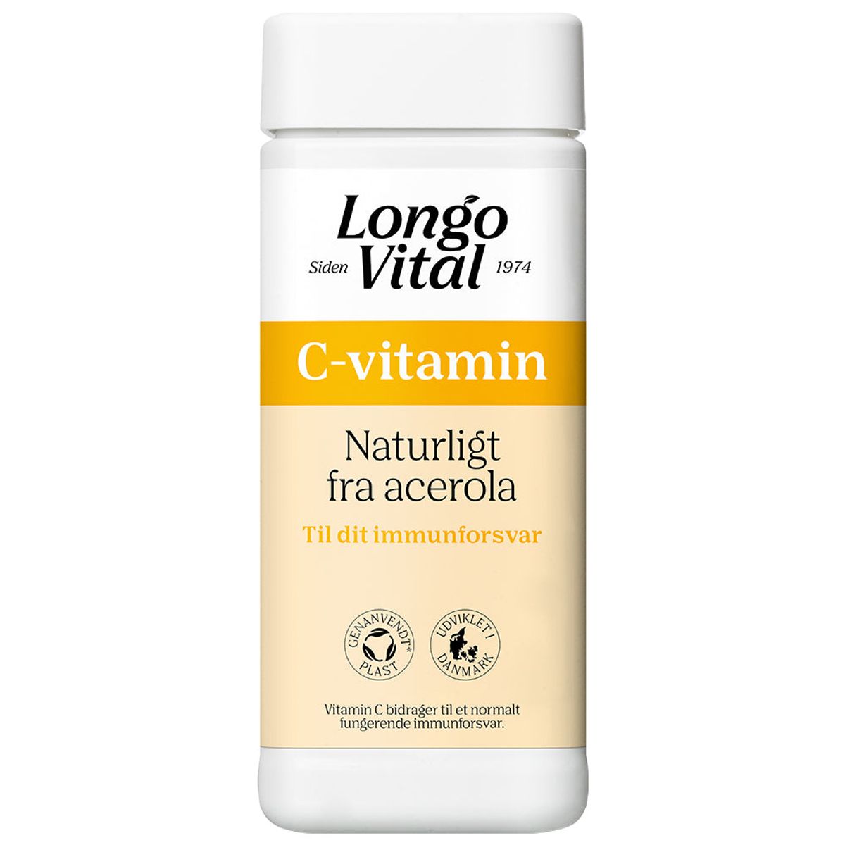 Longo Vital C-Vitamin (150 stk) - OBS! BEDST FØR 30/11-24