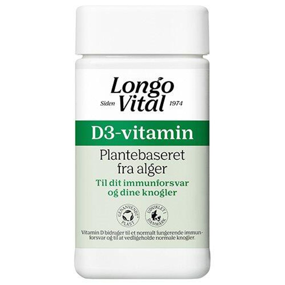 Longo Vital D-vitamin - 180 tabletter