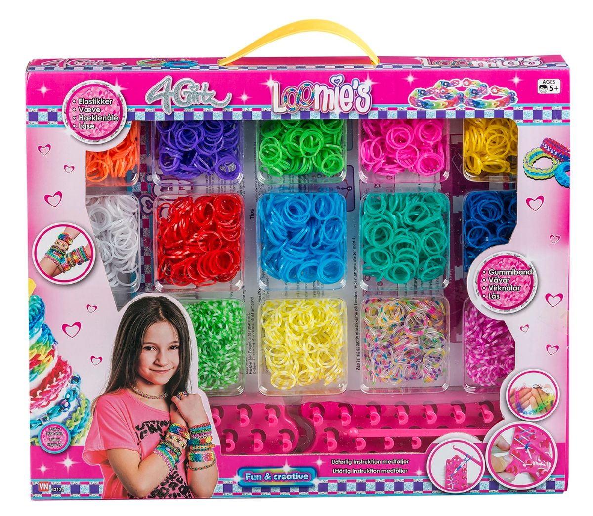 Loombands 2800 stk