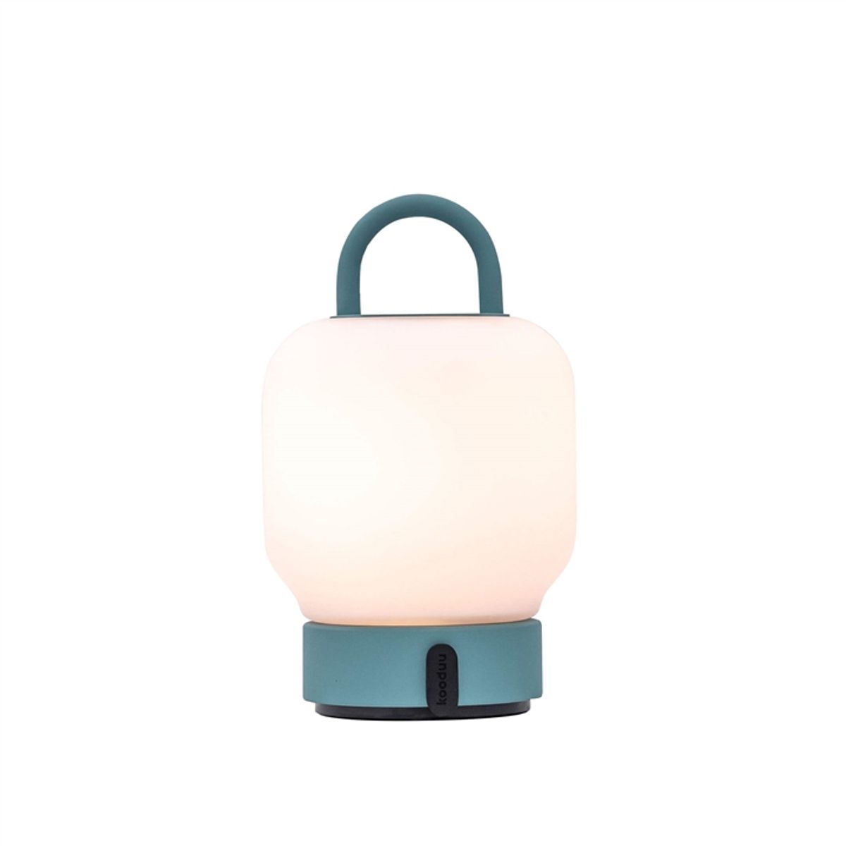 Loome bordlampe / batterilampe, smoky teal (blågrøn)