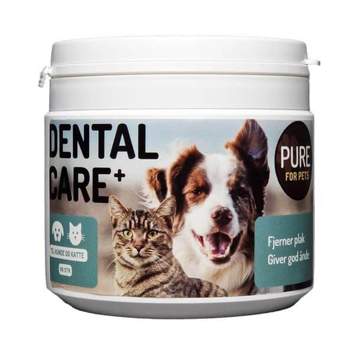 Loppetjansen - PURE Dental Care+ 90 kapsler - Mundpleje til kæledyr