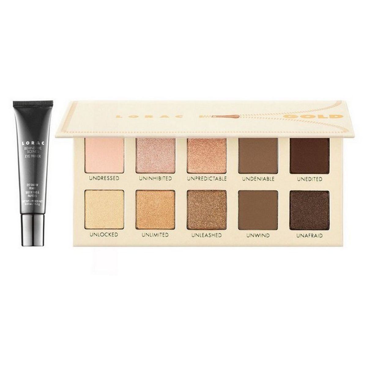 Lorac - PRO Unzipped Gold Eyeshadow Palette & Eye Primer Set