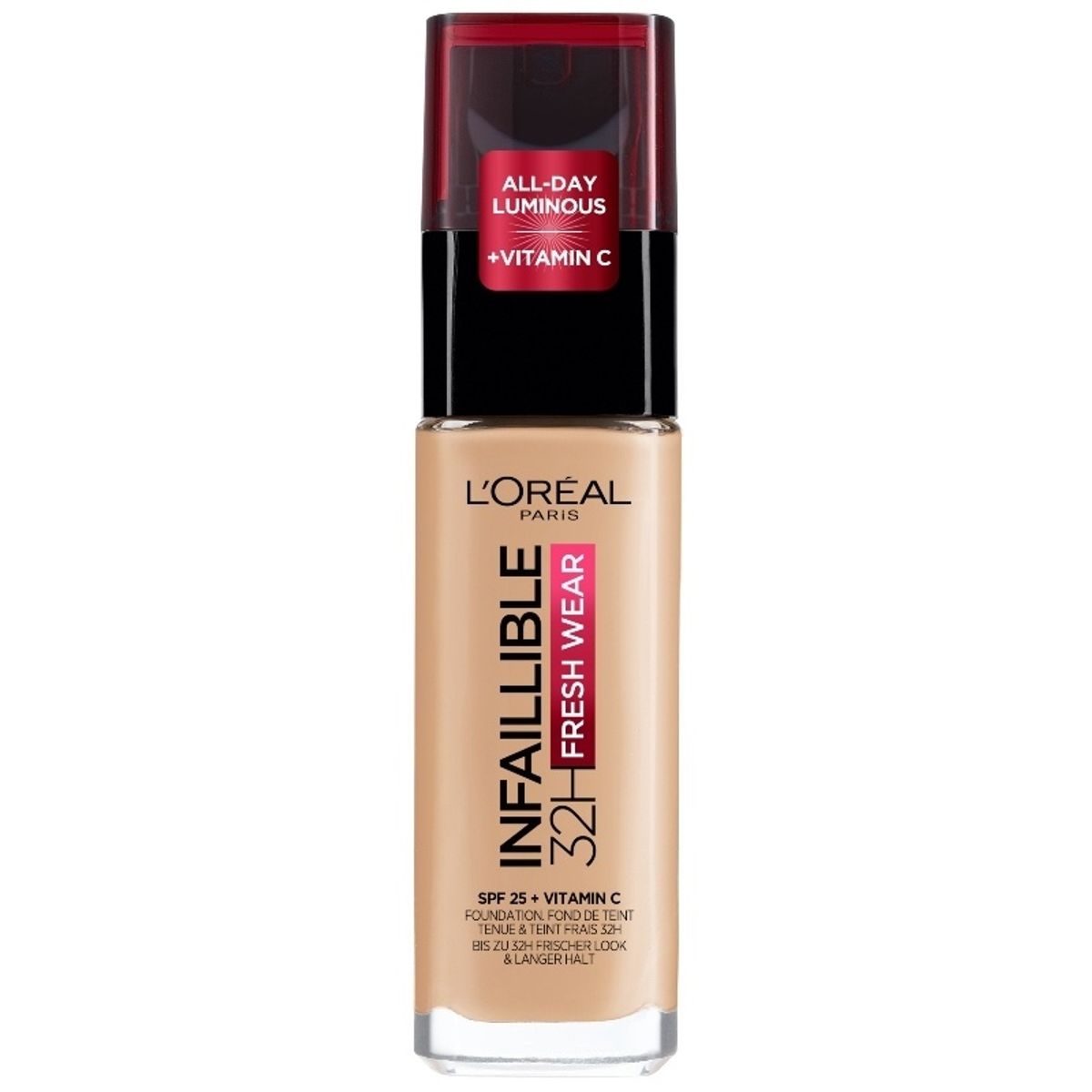 L'Oreal Paris Cosmetics Infaillible Fresh Wear 32H Liquid Foundation 30 ml - 120 Golden Vanilla