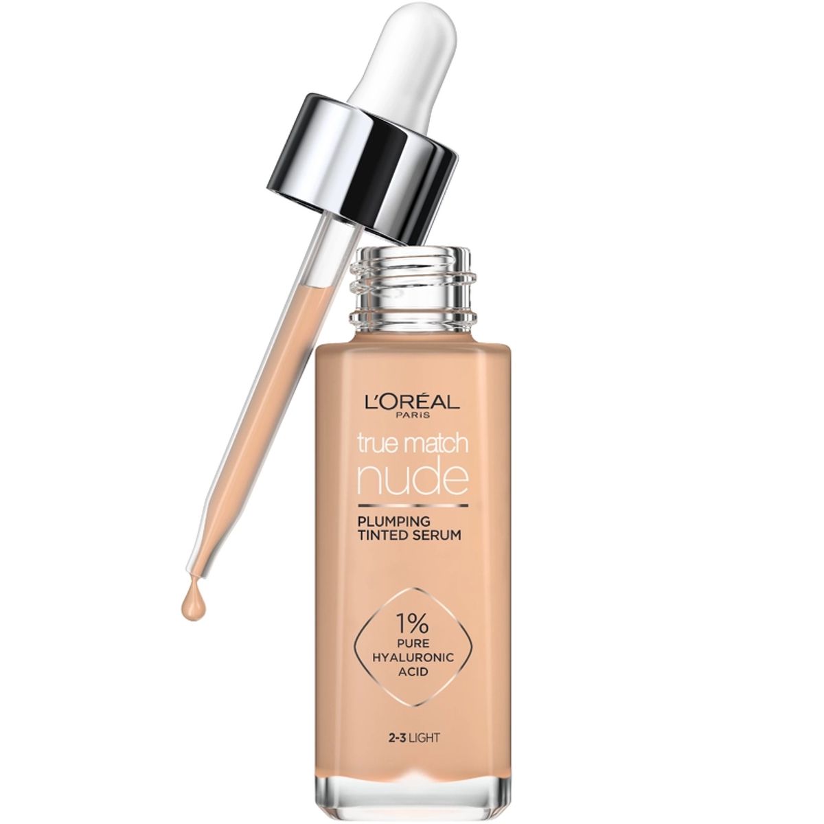 L'Oreal Paris Cosmetics True Match Nude Plumping Tinted Serum 30 ml - No. 2-3 Light