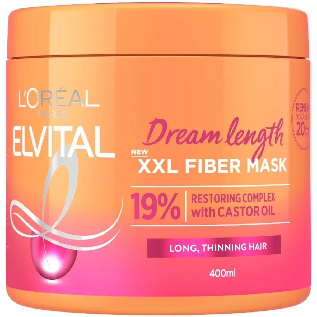 L'Oreal Paris Dream Length Fiber Mask 400 ml